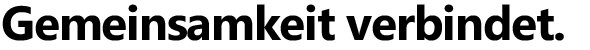 Gemeinsamkeit